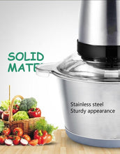 Load image into Gallery viewer, Electric Food Chopper & Meat Processor /Stainless Steel Body, Bottom Anti-Slip Mat
