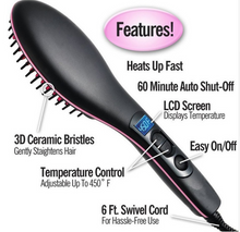 Load image into Gallery viewer, Electric magic straight hair comb