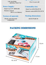 Load image into Gallery viewer, Hoax Wireless 2.4GHz RC Stunt Car 3 Wheel 360 Degree Rotating Rock Clamp with Lights Toy Puzzle