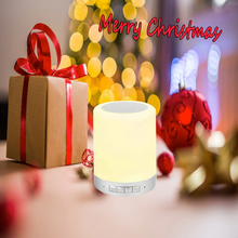 Load image into Gallery viewer, Elecstars Night Light Bluetooth Speakers Smart LED Touch Bedside Lamp Speaker Wireless Stereo Subwoofer Gifts Party lighting