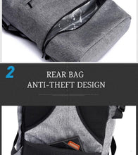 Load image into Gallery viewer, Anti Theft Backpack for 15.6 inches Laptops