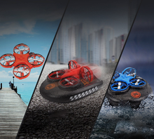 Load image into Gallery viewer, Sea,land and air hovercraft RC Drone 3 in 1
