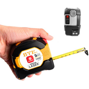 2-in-1 Infrared Tape Measure Electronic Laser Level Tape Measure Infrared Rangefinder Measuring Tape