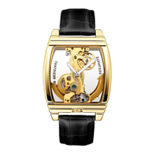 Load image into Gallery viewer, DEFFRUN RECTANGLE AUTOMATIC MECHANICAL WATCH GENUINE LEATHER BUSINESS STYLE MEN WATCHES
