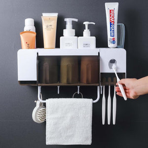 Bathroom Accessories Sets 5 pcs Bathroom Storage Box Case