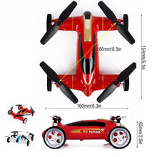 Load image into Gallery viewer, Drone Air-Land Dual Mode Flying Car RC Quadcopter
