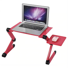 Load image into Gallery viewer, Adjustable Ergonomic Portable Aluminum Laptop Desk. (Mouse Pad Included)
