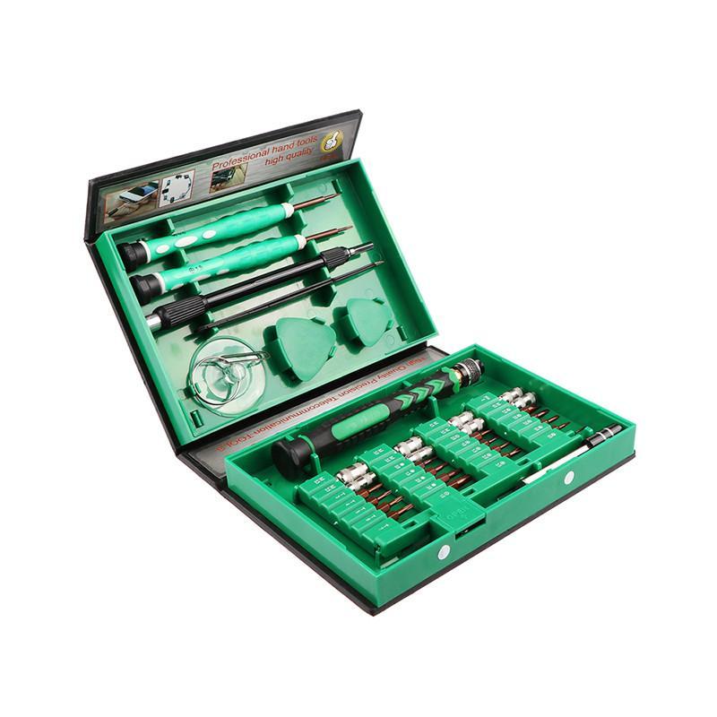 38 in 1 Screwdriver Set Precision Repair Tools Box Kit Opening Tool Tweezer Spudger Extension Bar for Mobile Phone Glasses Watch