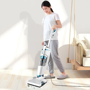 High-temperature physical sterilization steam mop household vacuum cleaner two-in-one mop sweeping machine electric mop